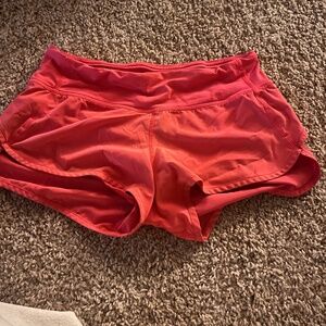 Hot pink lulu shorts